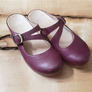 Dansko Mary Jane Clogs Leather